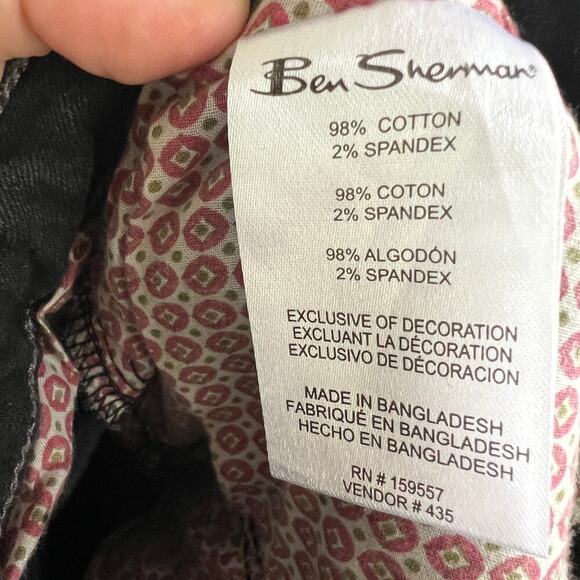 Original Ben Sherman Slim Fit Stretch Charcoal Jeans 33 - Picture 11 of 11